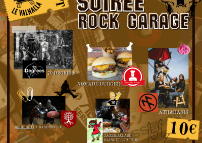 Concert : Rock Garage – 22/10/2022