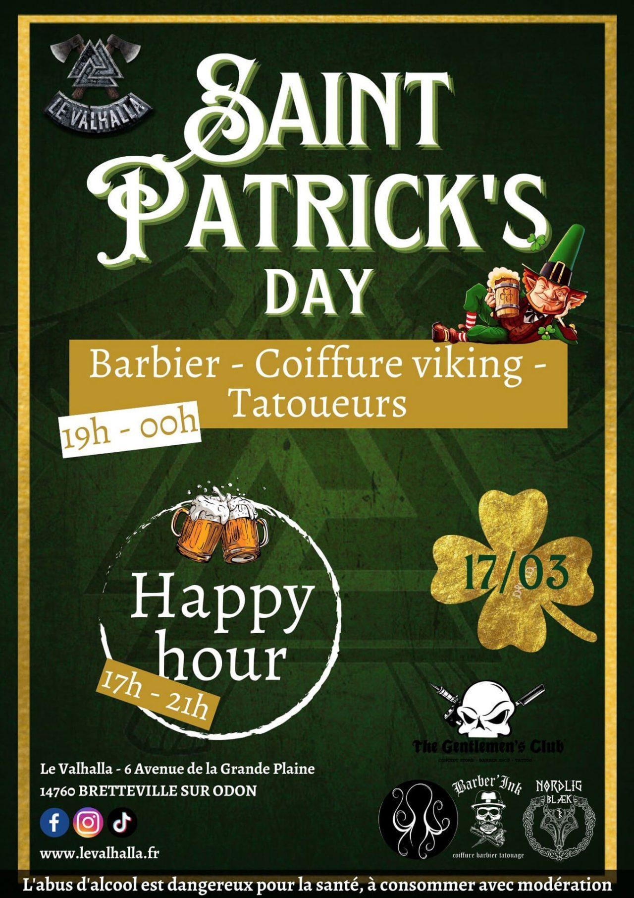 Saint Patrick's day 17 mars