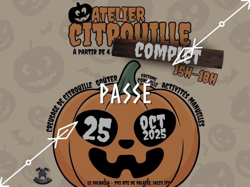 L’Atelier citrouille du Valhalla !