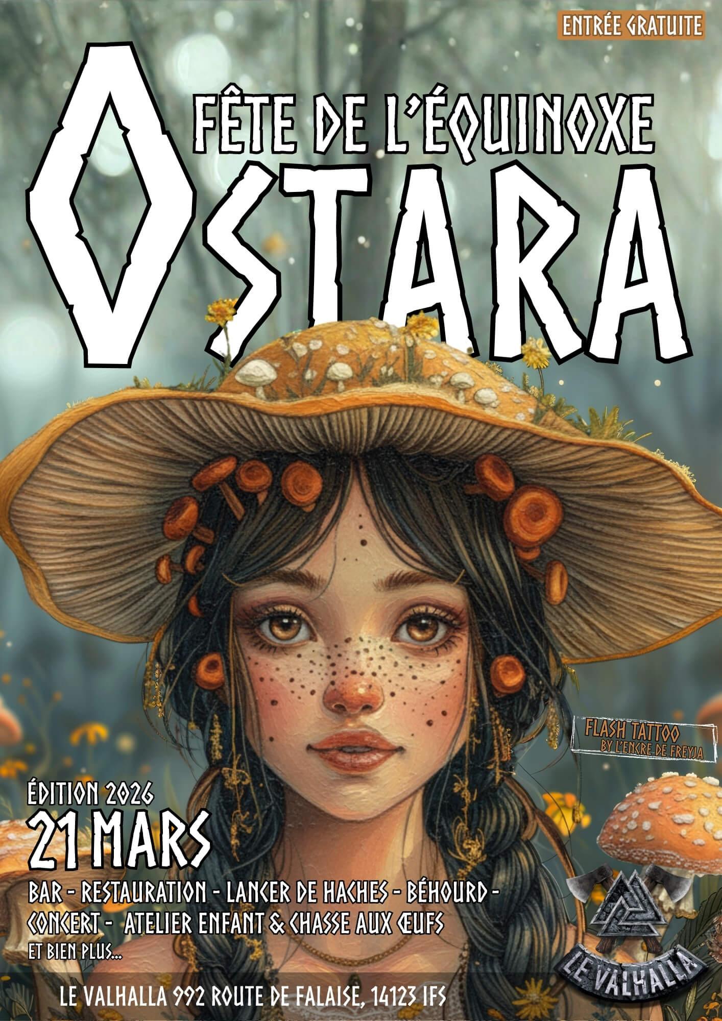 (Affiche A4) Le Valhalla_Ostara_Equinoxe_bar_viking_Caen_2026