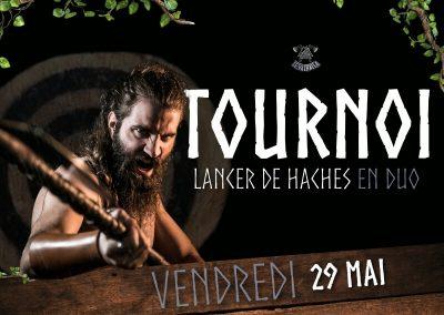 Tournoi de lancer de haches !