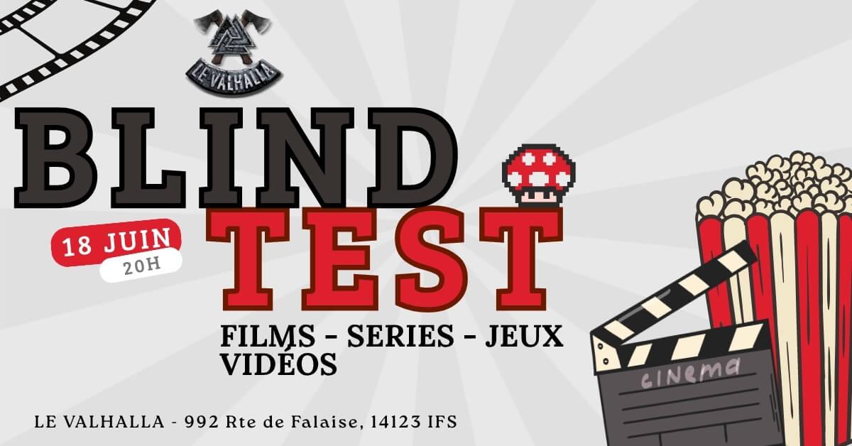 Blind Test_Le Valhalla_bar_Caen_films_séries_jeux vidéos_2026 (évent fb)