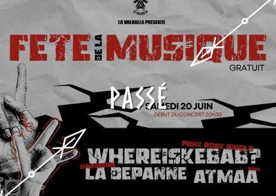 FÊTE DE LA MUSIQUE AU VALHALLA !