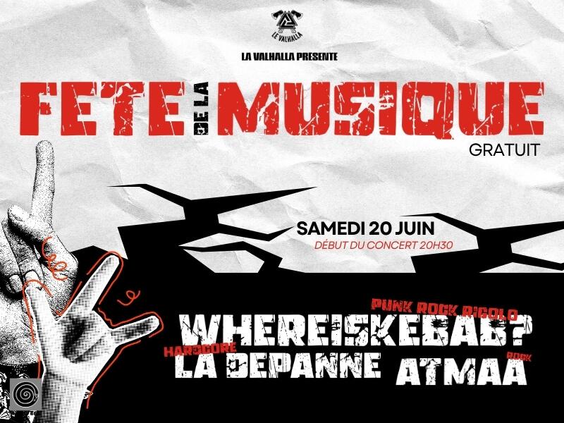 Fête de la musique_Le Valhalla_bar_Caen_2026_Whereiskebab_Atmaa_La Dépanne