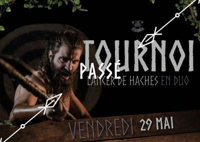 Tournoi de lancer de haches !