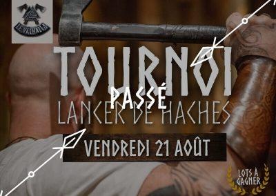 Tournoi de lancer de haches !