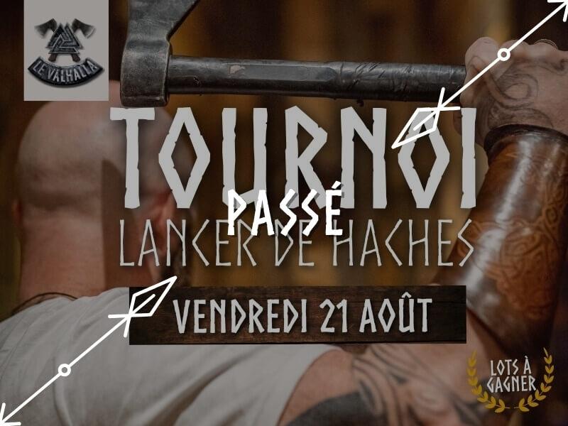 Tournoi de lancer de haches !