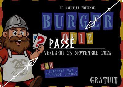 BURGER QUIZ GEANT N°2 !
