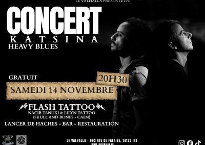 CONCERT HEAVY BLUES : KATSINA + FLASH TATTOO
