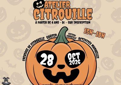 ATELIER CITROUILLE (spécial enfant)